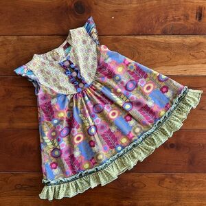 Matilda Jane Patterned Dress with Ruffle Hem